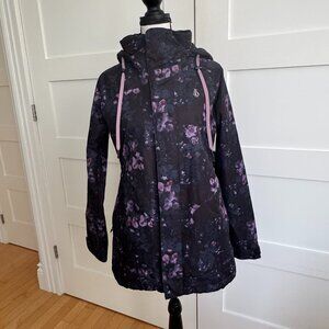 VOLCOM fitted ski jacket with hood - size XS